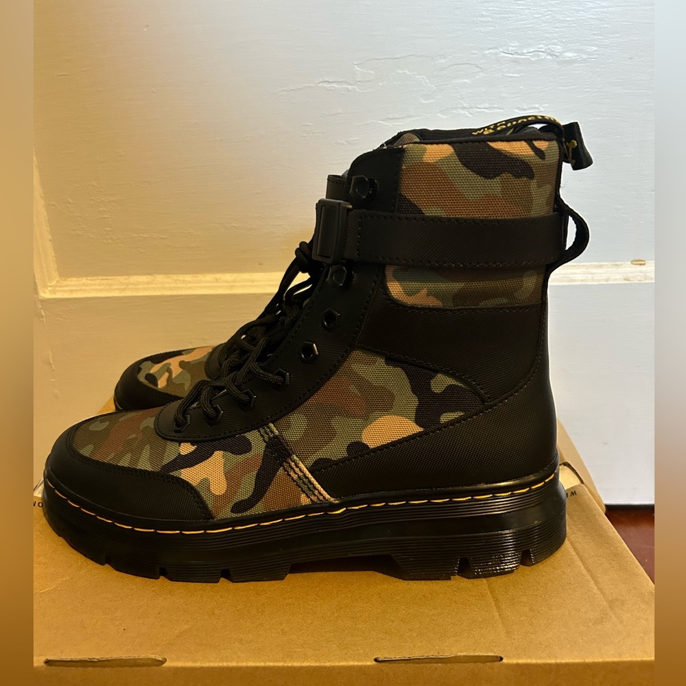 Dr. Martens “Combs Tech Camo Casual Boots”
